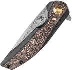 K1007E4 Kansept Accipiter Framelock Damascus