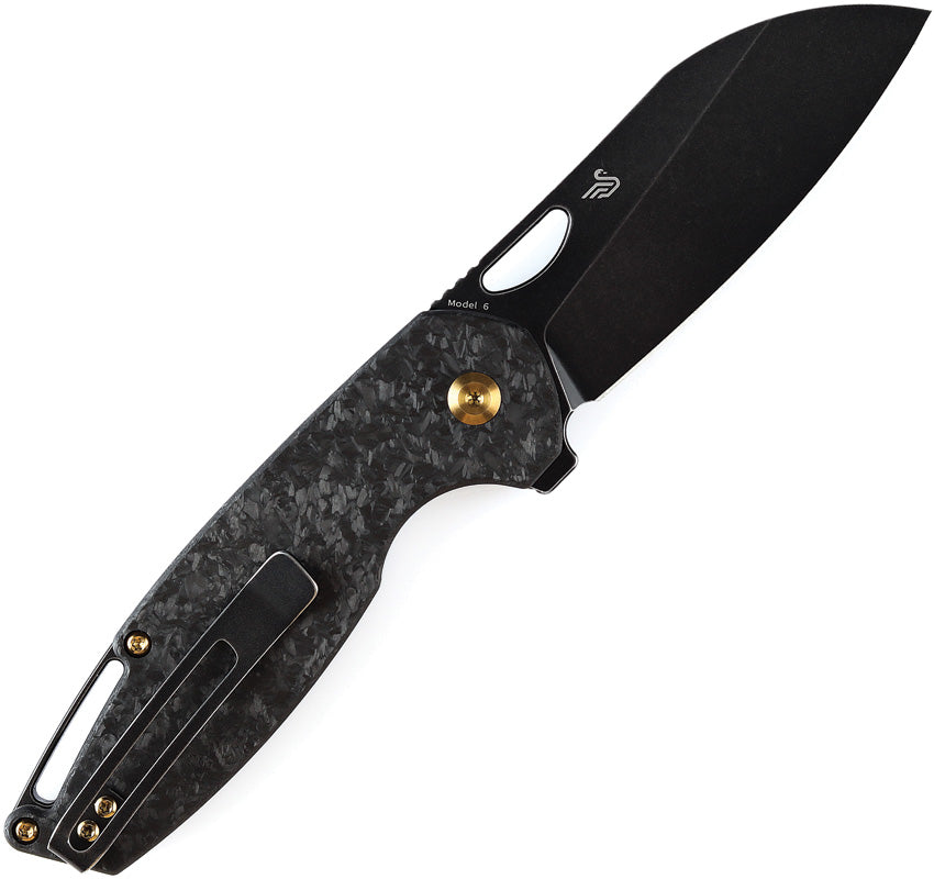 K1022A6 Kansept Model 6 Framelock Shred CF