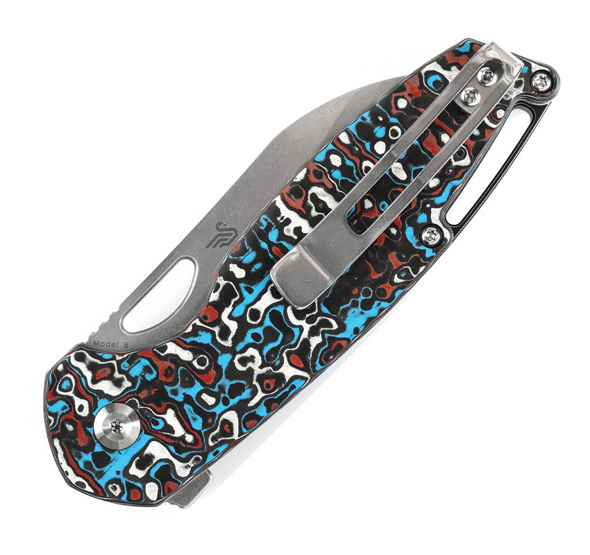 K1022A7 Kansept Model 6 Framelock Multi CF