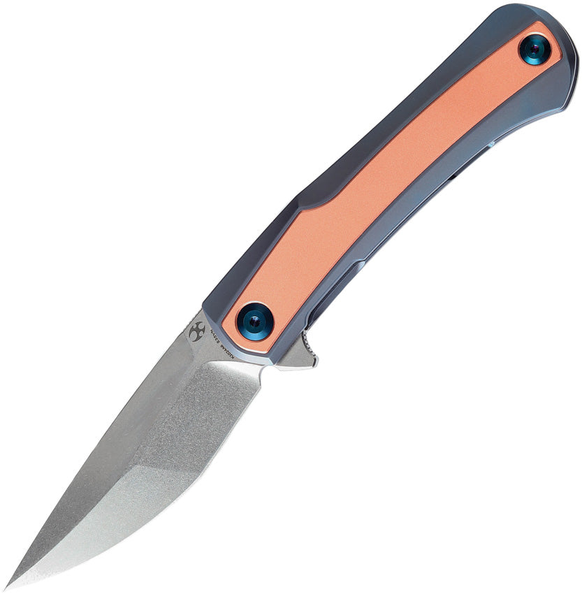 K1024A6 Kansept Kratos Framelock Blue Ti