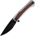 K1024A9 Kansept Kratos Framelock Red/Blk CF