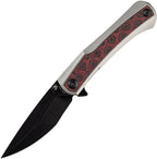 K1024A9 Kansept Kratos Framelock Red/Blk CF
