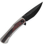 K1024A9 Kansept Kratos Framelock Red/Blk CF