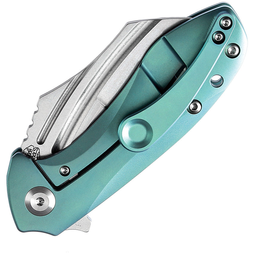 K1031A4 Kansept KTC3 Linerlock Green Ti