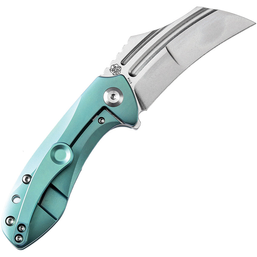 K1031A4 Kansept KTC3 Linerlock Green Ti