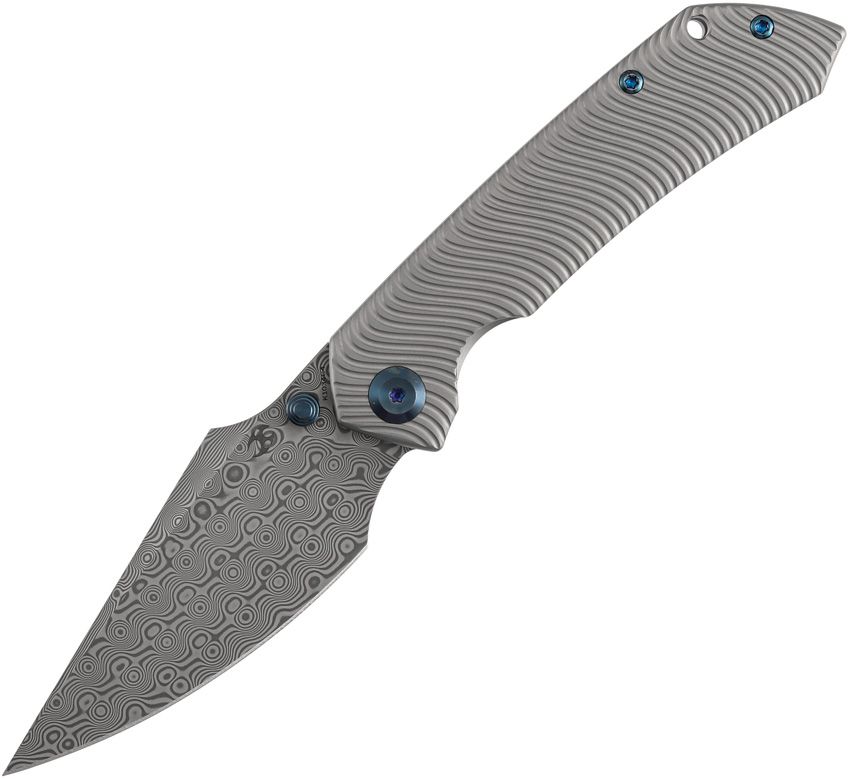 K1034C4 Kansept Fenrir Framelock Damascus