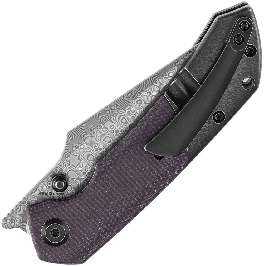 K1034Z2 Kansept Fenrir Linerlock Purple Mic