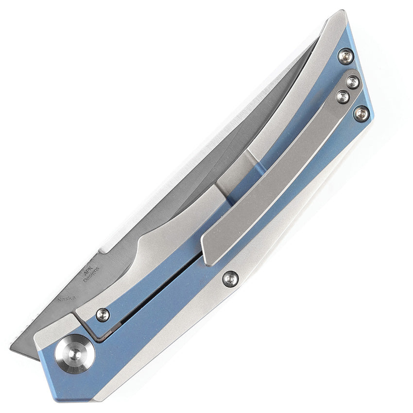 K1035A3 Kansept Naska Framelock Blue
