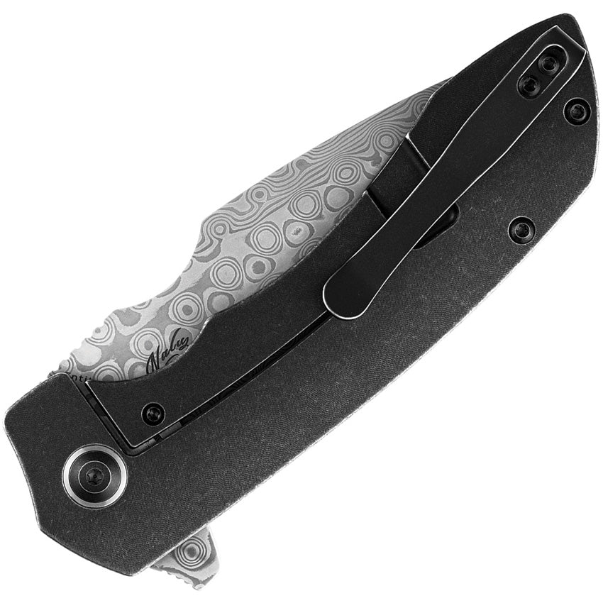 K1036A3 Kansept Entity Framelock Damascus