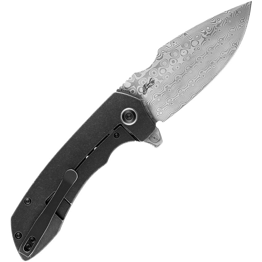 K1036A3 Kansept Entity Framelock Damascus