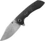 K1036B3 Kansept Entity Framelock Damascus