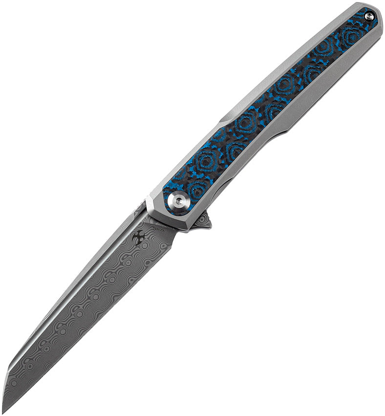 K1046D2 Kansept Arcus Framelock Damascus
