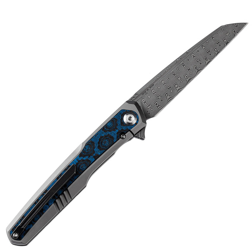 K1046D2 Kansept Arcus Framelock Damascus