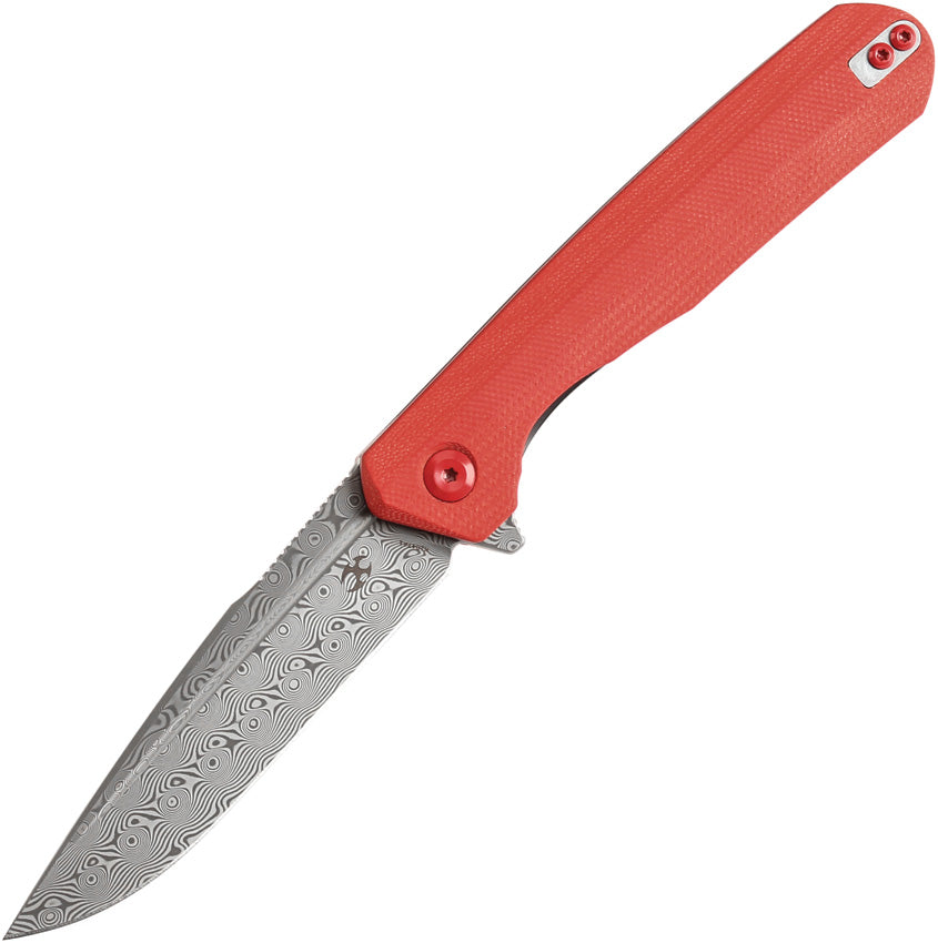 K1047A1 Kansept Qilin Linerlock Red Dam