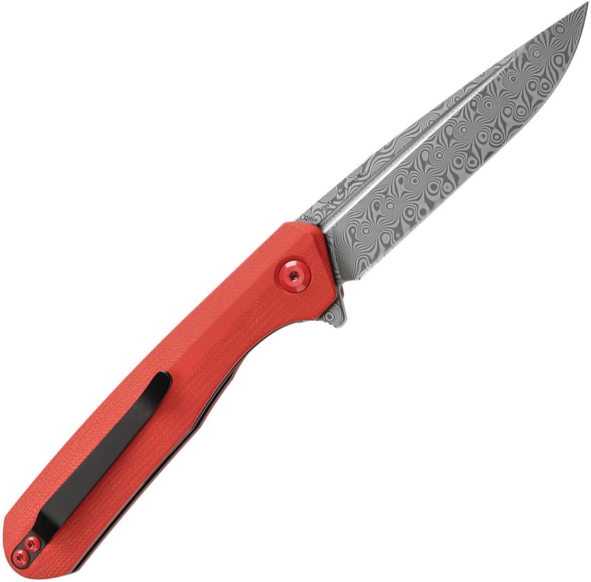 K1047A1 Kansept Qilin Linerlock Red Dam