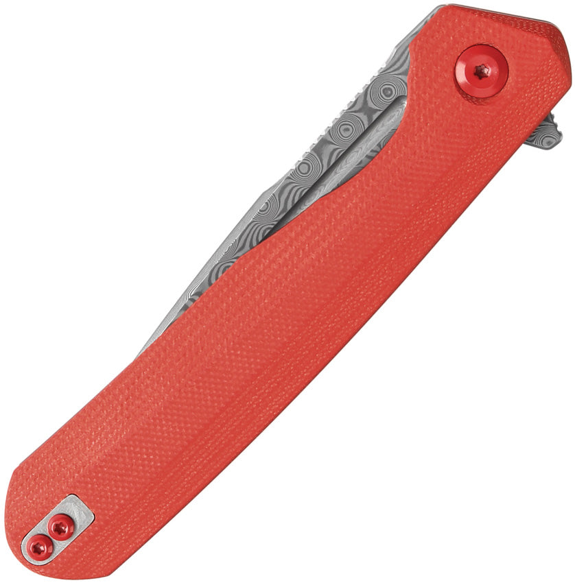 K1047A1 Kansept Qilin Linerlock Red Dam