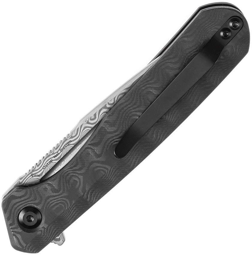 K1047A2 Kansept Qilin Linerlock Black Dam