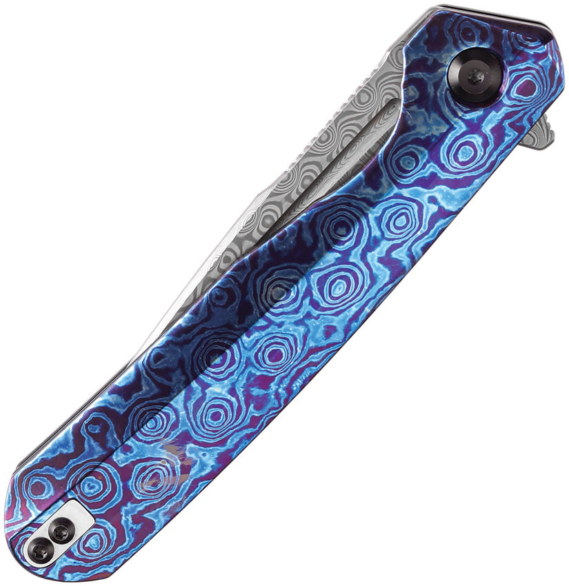 K1047A4 Kansept Qilin Linerlock Dama Timascus