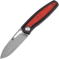 K1050A5 Kansept Mato Linerlock CF/Red Dam