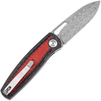 K1050A5 Kansept Mato Linerlock CF/Red Dam