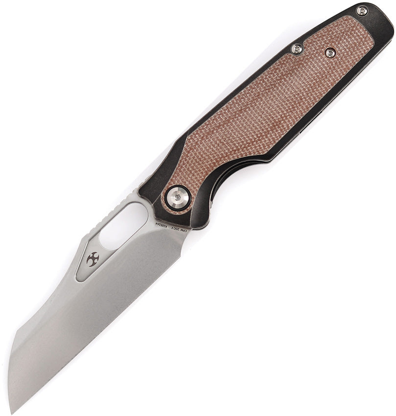 K1052A4 Kansept Tuckamore Framelock Micarta