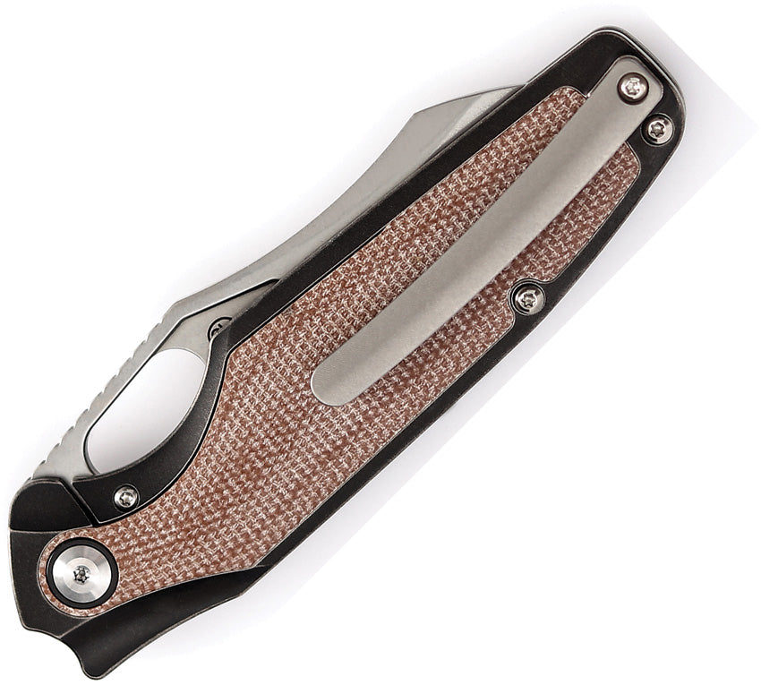 K1052A4 Kansept Tuckamore Framelock Micarta