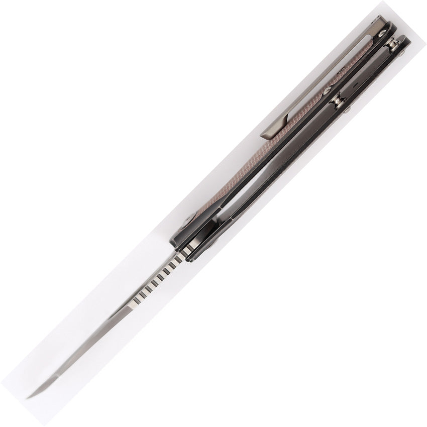 K1052A4 Kansept Tuckamore Framelock Micarta