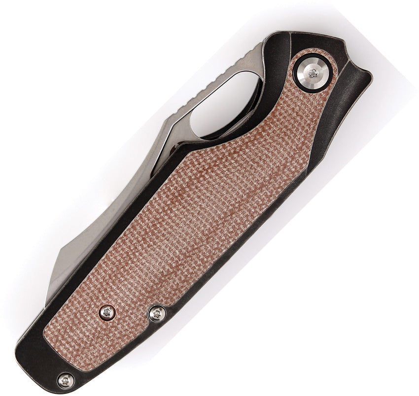 K1052A4 Kansept Tuckamore Framelock Micarta