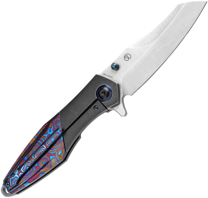K1053A3 Kansept Mistaken Framelock Timascus