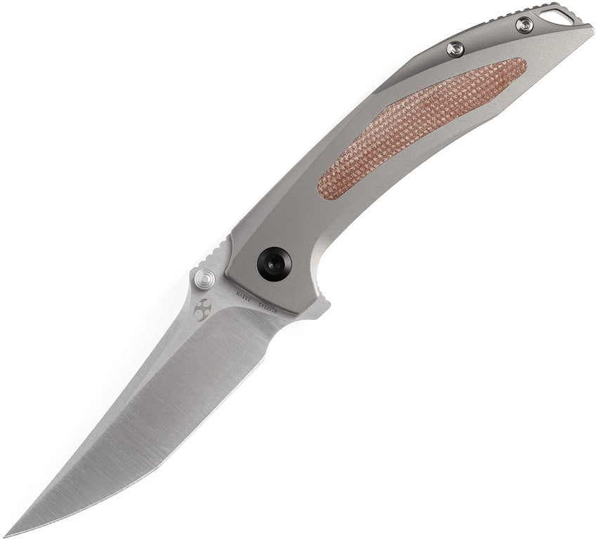 K1056A2 Kansept Baku Linerlock Brown Micarta