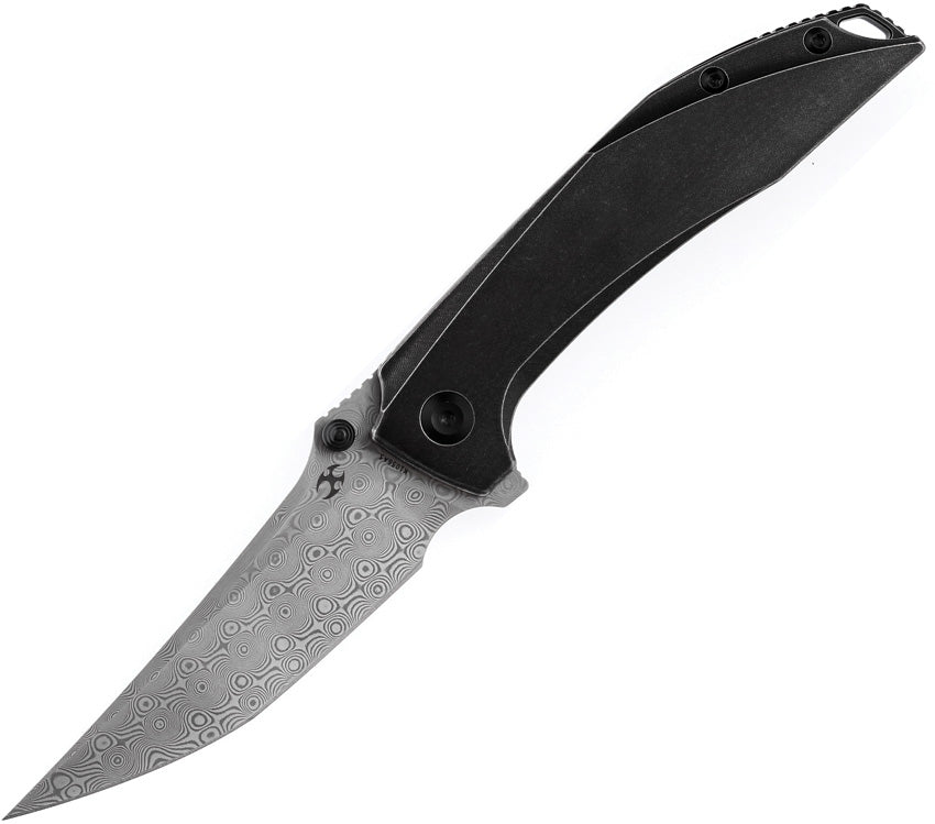 K1056A5 Kansept Baku Linerlock Black Damascus