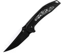 K1056A6 Kansept Baku Linerlock Blk/White CF