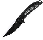 K1056A6 Kansept Baku Linerlock Blk/White CF