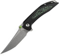 K1056A7 Kansept Baku Linerlock Blk/Grn CF