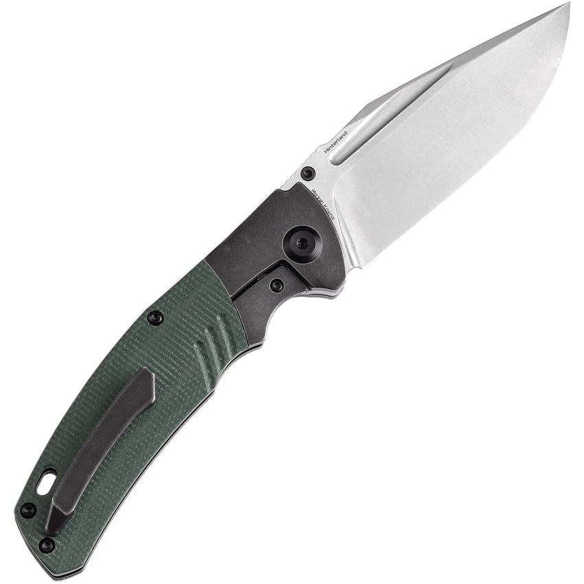 K1057A2 Kansept Hinterland Framelock Green