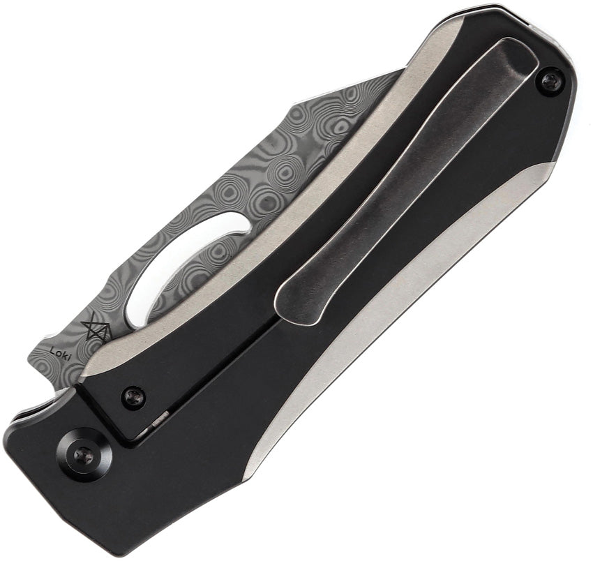 K1058A3 Kansept Loki Framelock Damascus