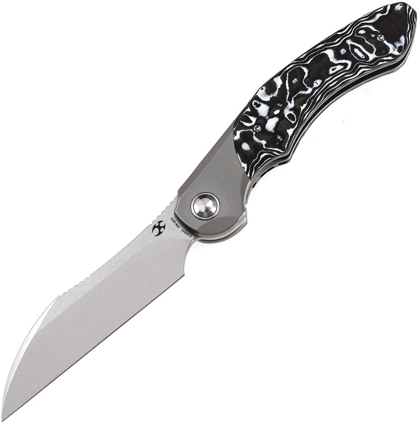K1059A2 Kansept Cosmos Framelock Wht/Blk CF