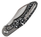 K1059A2 Kansept Cosmos Framelock Wht/Blk CF