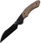 K1059A4 Kansept Cosmos Framelock Micarta