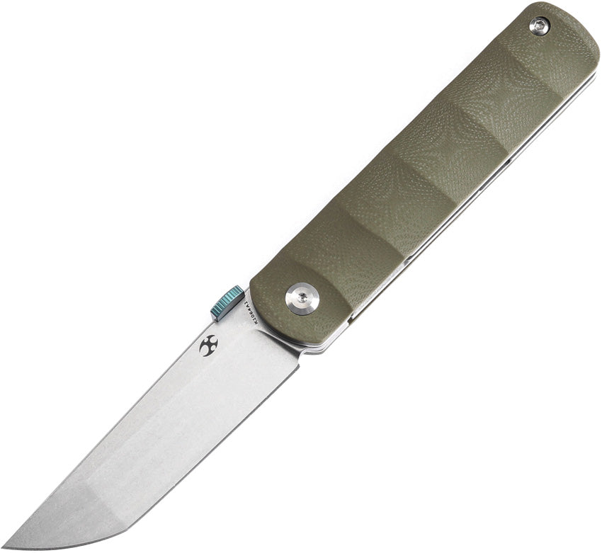 K1064A1 Kansept BTF Linerlock Green G10