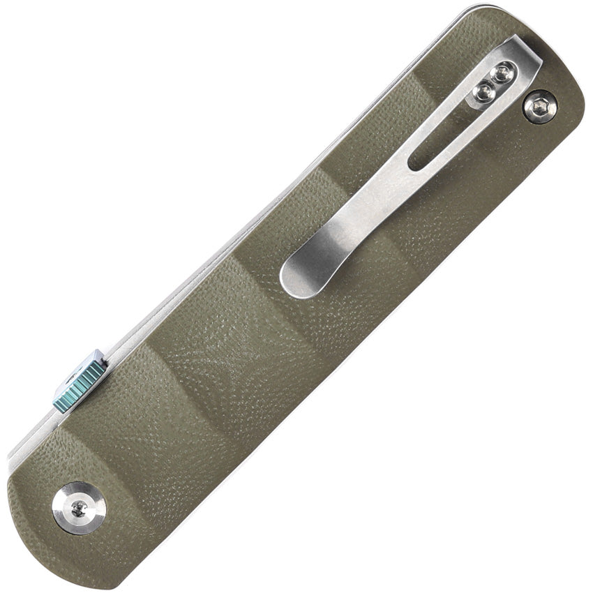 K1064A1 Kansept BTF Linerlock Green G10