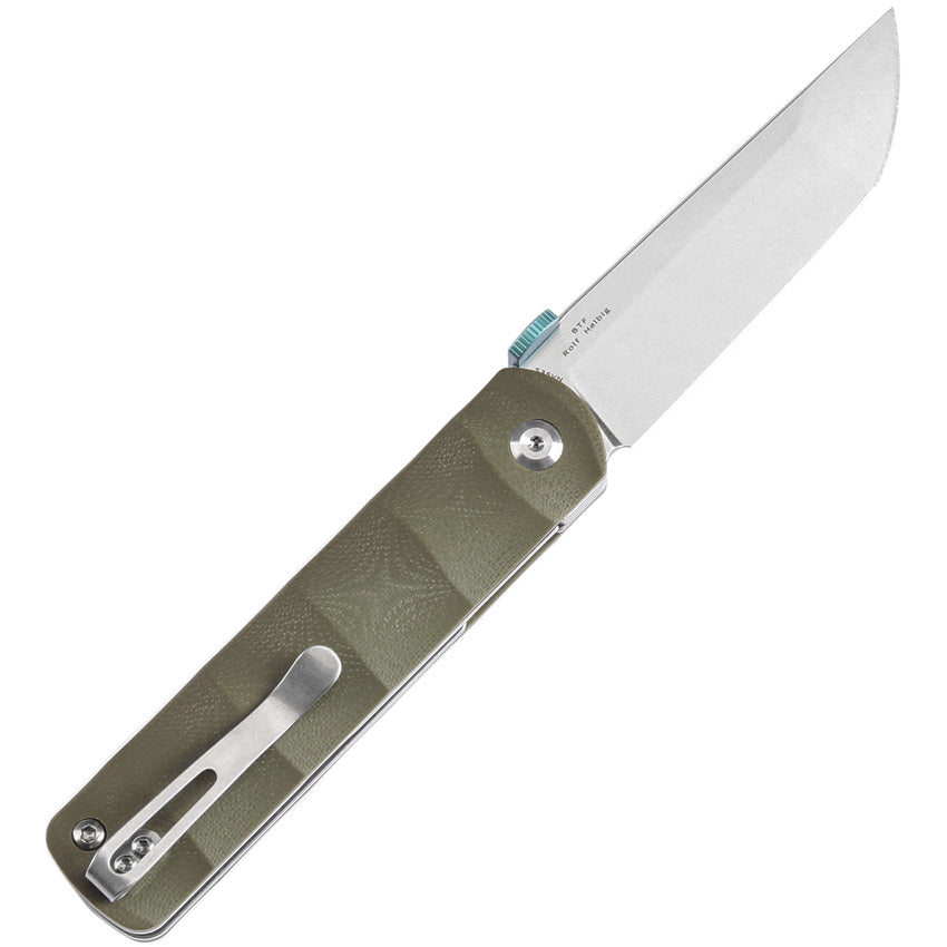 K1064A1 Kansept BTF Linerlock Green G10