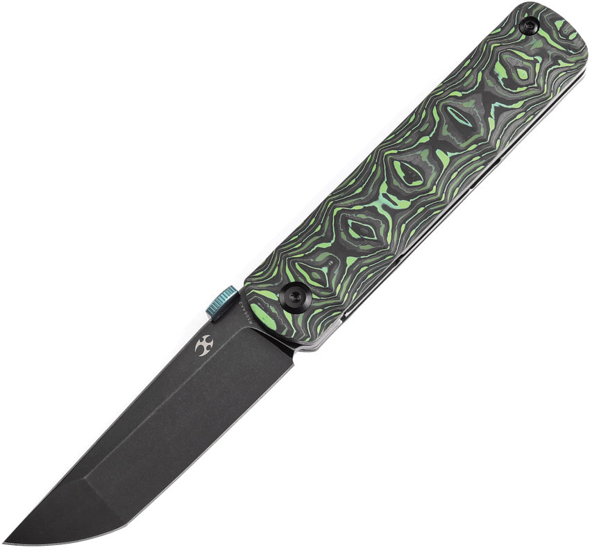 K1064A2 Kansept BTF Linerlock Green CF