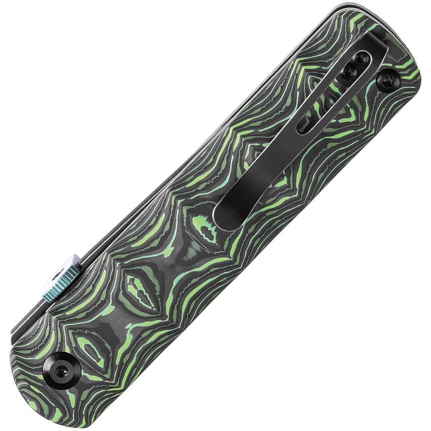 K1064A2 Kansept BTF Linerlock Green CF