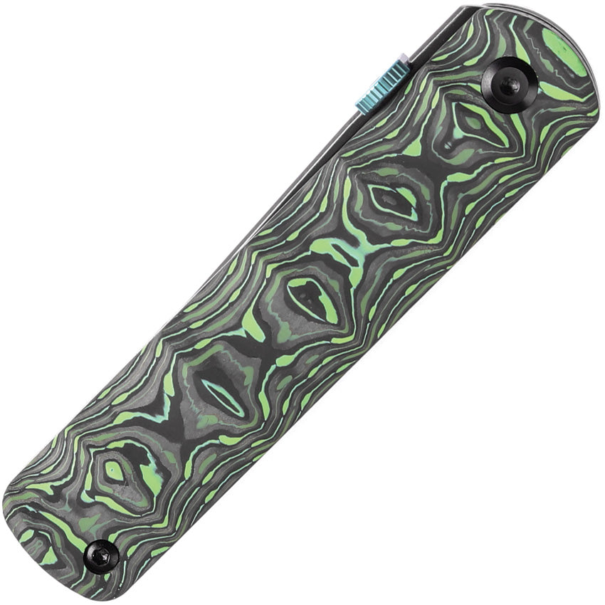 K1064A2 Kansept BTF Linerlock Green CF