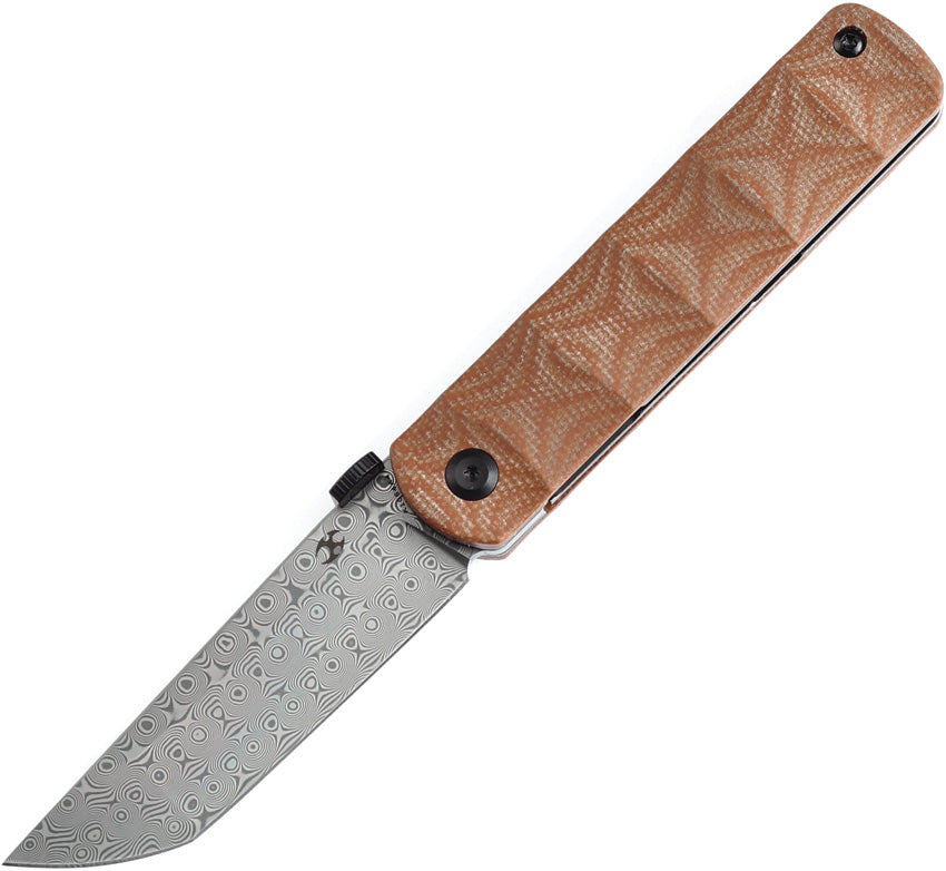 K1064A4 Kansept BTF Linerlock Brown Dam