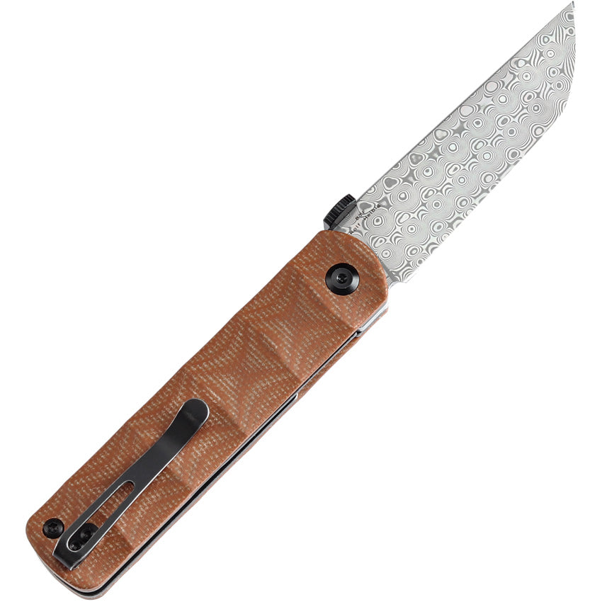 K1064A4 Kansept BTF Linerlock Brown Dam