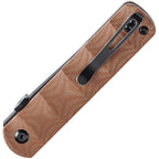 K1064A5 Kansept BTF Linerlock Brown Micarta