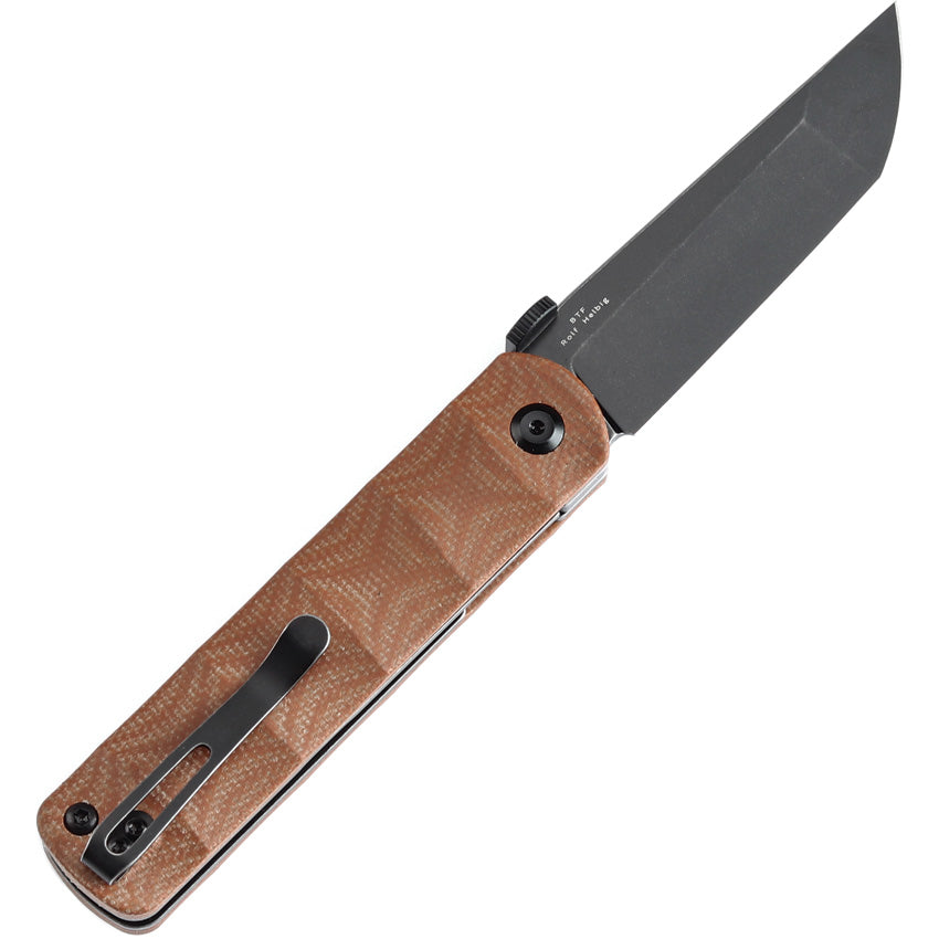 K1064A5 Kansept BTF Linerlock Brown Micarta
