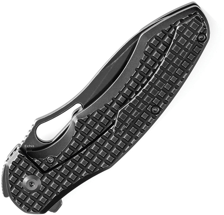 K1071A5 Kansept Echis Framelock Black Frag